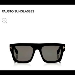 Tom Ford Fausto sunglasses. The glasses are black and are in great condition.